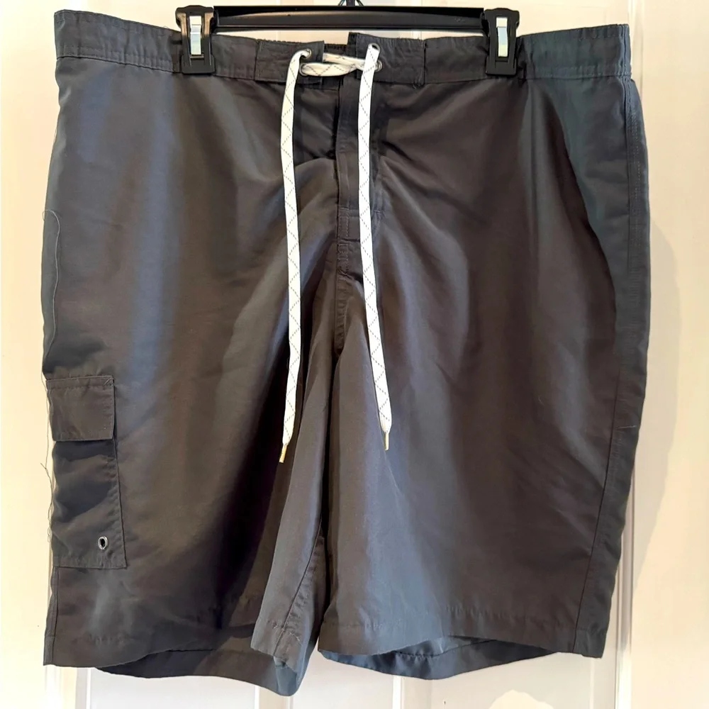 Merona Classic Cargo Board Shorts Swim Trunks Men’s Size XL